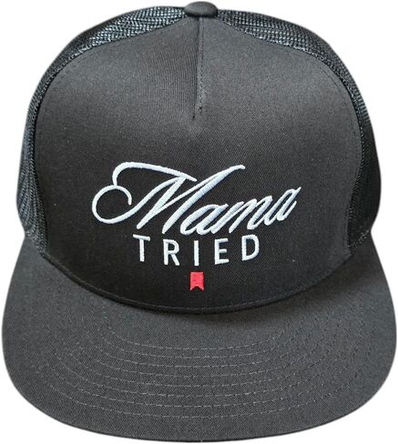 Mama Tried Trucker Hat Vintage Cowgirl Western Trendy Cowboy Premium Snapback Hat for Men & Women in Saudi Arabia