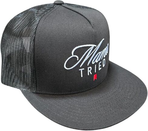 Mama Tried Trucker Hat Vintage Cowgirl Western Trendy Cowboy Premium Snapback Hat for Men & Women in Saudi Arabia