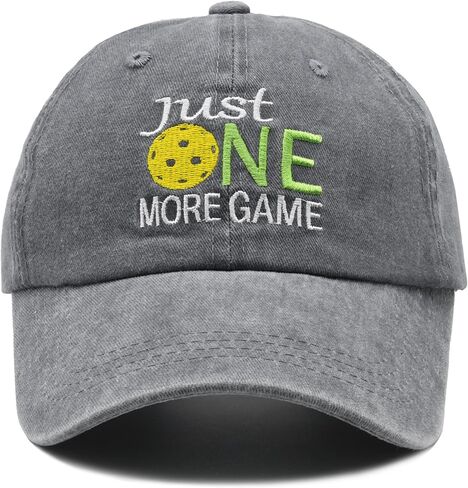 Pickleball Hat,Adjustable Embroidered Washed Baseball Cap for Men Women in Saudi Arabia