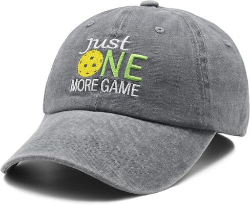 Pickleball Hat,Adjustable Embroidered Washed Baseball Cap for Men Women in Saudi Arabia