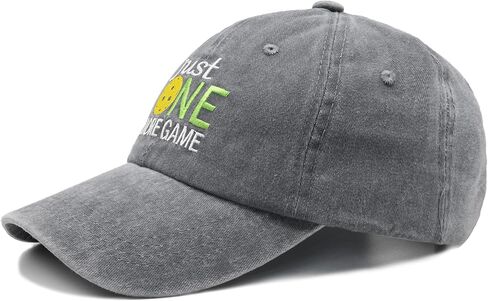 Pickleball Hat,Adjustable Embroidered Washed Baseball Cap for Men Women in Saudi Arabia