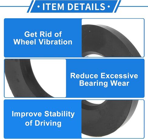 106.1mm to 60.1mm Car Wheel Hub Centric Rings Black Polycarbonate Wheels Center Shaft Shock Absorbing Hubrings 4 Pcs in Kuwait