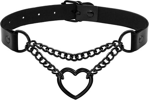 Ronglry Black Velvet Choker Necklace for Women - Adjustable Layered Goth Chokers for Party, Cosplay & Gift in Kuwait