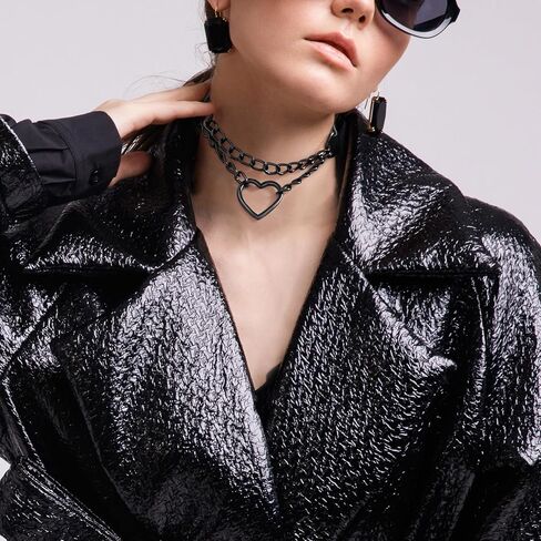 قلادة قلادة Ronglry Black Velvet for Women - مخططات القوطي القابلة للتعديل للطبقة للحفلات ، والاستهلاك وهدية in Saudi Arabia