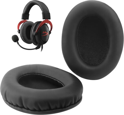 وسائد الأذن من جل التبريد Hyper X Cloud Alpha، وسائد الأذن Hyper X Cloud 2 المتوافقة مع سماعات Hyper X Cloud Stinger/Cloud Flight/Cloud II/Cloud Alpha Wireless/Cloud Core/Mix/Pro، وسادات الأذن in Kuwait