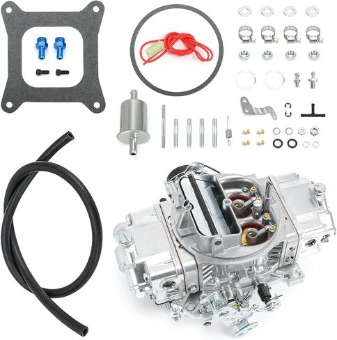 CARBURETOR FIT FOR HOLLEY QUICE FUEL BRAWLER 750 CFM Brawler diecast مع الثانوية الميكانيكية ، الاختناق الكهربائي ، طراز 4150 استبدال#BR-67213 (750 CFM) in Kuwait