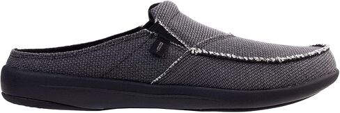 REVITALIGN Men's Siesta Canvas Mule, Black, 11.5 Wide in Kuwait