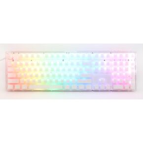 Ducky One 3 Aura White Mechanical Keyboard, RGB LED - Kailh Jellyfish Y (US)