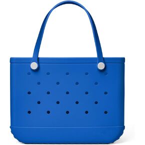 MyBeachBag Extra Large Rubber Tote Bag for Women & Men, Waterproof Lightweight Travel Beach Bag for Boat, Pool & Groceries