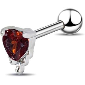 لسان اللسان على شكل قلب ثقب المجوهرات الفولاذ الفولاذ لسان اللسان مع زركون شخصية zircon اطلاق القلب لسان ثقب المجوهرات البشرية للنساء الرجال
