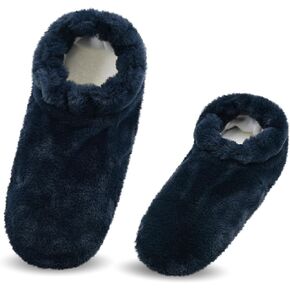 DICUIRD Slipper Socks with Grippers for Women,Winter Cozy&Comfy Fuzzy Boot Slippers for Women