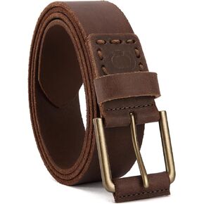 CHAOREN Leather Belt for Men, 38mm Mens Belts Casual, Everyday Full Grain Leather Belt for Jeans