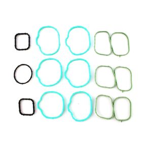 Intake Manifold Gasket Set FIT for 2007-2012 Ford Edge Flex Fusion Taurus Taurus X, 2007-2015 Mazda 6 CX-9, 2007-2012 Lincoln MKS MKT MKX MKZ, 2008-2009 Mercury Sable, MS97118