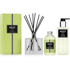 NEST New York Reed Diffuser, Reed Diffuser Liquid Refill & Liquid Soap - Bamboo