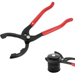12" Adjustable Oil Filter Pliers, Oil Filters Removal Specialty Tool, 3-Position Oil Filter Wrench Removal Tool for 50-150mm Engine Filters, Conduit, Fittings, Car Accessories