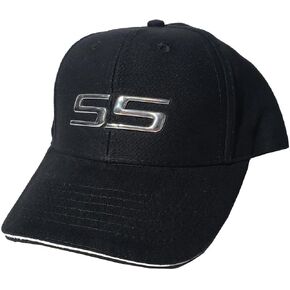 Chevrolet Camaro SS Liquid Metal Hat - Adjustable Cap - Officially Licensed by GM Black