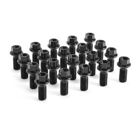 20Pcs M14 x 1.5 Wheel Lug Bolts Nuts Black 0009908307 9908307 Compatible with Mercedes Benz C300 E350 CLA250 GL350 ML350 SLK350 W204 W211 C209 W164 W251