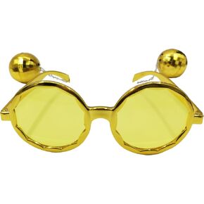 Disco Sunglasses - Golden Disco Ball Decorations for Party