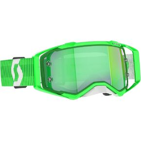 SCOTT 272821-1075279 Prospect Goggle, Green/White with Green Chrome Works Lens