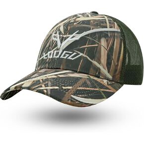 LOOGU Fishing Hat Mesh Back for Men Women Adjustable Baseball Trucker Cap Snapback Hats