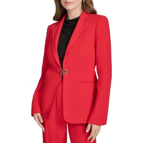 Halston Women's H Closure Office Office Workwear Stlazer