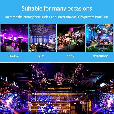 مقدمة زجاجة خطاب LED ، خدمة VIP Service Sign Sign Display Lights مع 4 مجموعات رسائل ومجموعة أرقام واحدة ، علامة مربع الضوء على الحفلات ، البار والنادي الليلي (أ) in Kuwait