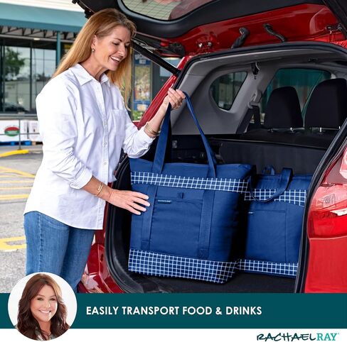 Rachael Ray Jumbo Chillout Thermal Tote, Insulated Soft Sided Cooler Bag in Saudi Arabia