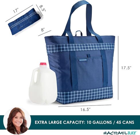 Rachael Ray Jumbo Chillout Thermal Tote, Insulated Soft Sided Cooler Bag in Saudi Arabia