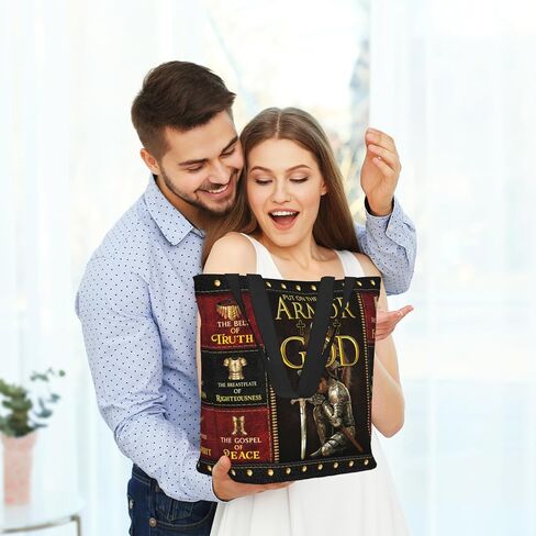 أكياس حمل الكتاب المقدس للنساء مسيحيات حقيبة كنيسة الكتف أكياس ملهمة مع هدية مسيحية سستة in Kuwait