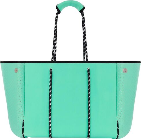 Neoprene Bag Large Multipurpose Beach Bag Neoprene Tote Bag Stylish Gym Women Shoulder Bag With Small Purse in Kuwait