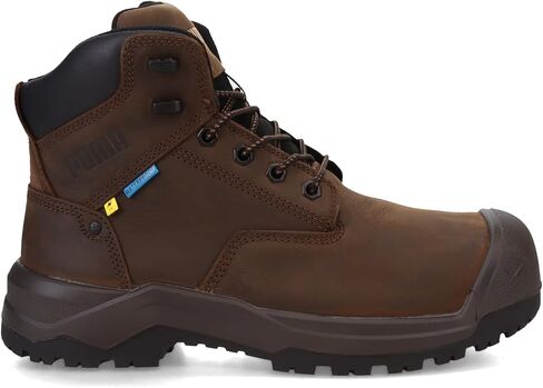 Puma Men Granite 6 "Metatarsal Guard Composite Toe Industrial Boot ، Brown ، 13 in Saudi Arabia
