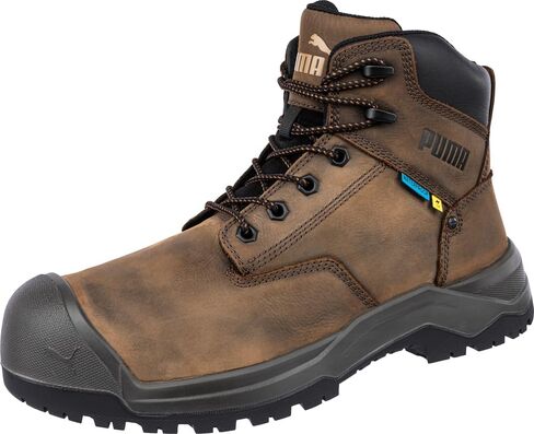 Puma Men Granite 6 "Metatarsal Guard Composite Toe Industrial Boot ، Brown ، 13 in Saudi Arabia