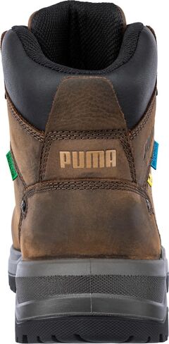 PUMA Men's Granite 6" Metatarsal Guard Composite Toe Industrial Boot, Brown, 13 in Saudi Arabia