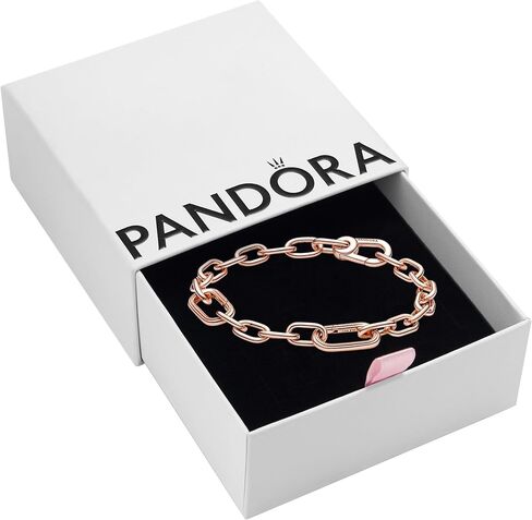Pandora Moments Asymmetric Star Clasp Snake Chain Bracelet - Charm Bracelet for Women - Gift for Her - Sterling Silver with Clear Cubic Zirconia, With Gift Box in Saudi Arabia
