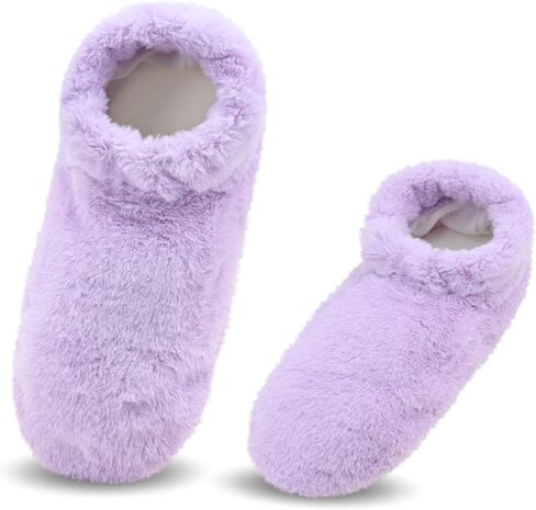 DICUIRD Slipper Socks with Grippers for Women,Winter Cozy&Comfy Fuzzy Boot Slippers for Women in Saudi Arabia