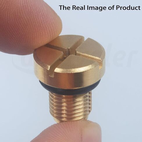 Radiator Coolant Expansion Tank Bleeder Screw Fit for BMW X1 X3 E46 E92 E90 E36 E39 Mini Cooper. OEM#: 17111712788. (2 Pcs) in Saudi Arabia