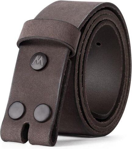 Wrangler Men's Leather Belt without Buckle, 38mm Casual Wait Belt Strap for Jeans, Gift for Men in Saudi Arabia