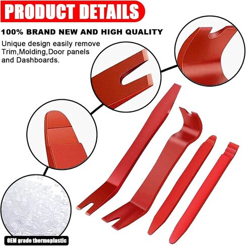 5pcs Clip Clip Cliers Set ومزيل السحتين ، لا توجد أداة لإصلاح لوحة أدوات Scratch Automotive Door ، مجموعة إصلاح أدوات PRY TRIM للسيارة لمركبة داش الصوت الراديو in Kuwait