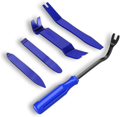 5pcs Clip Clip Cliers Set ومزيل السحتين ، لا توجد أداة لإصلاح لوحة أدوات Scratch Automotive Door ، مجموعة إصلاح أدوات PRY TRIM للسيارة لمركبة داش الصوت الراديو in Kuwait