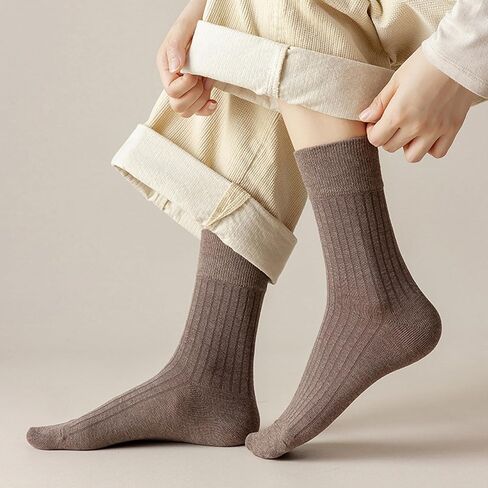 10 Pairs of Retro Colorful Athletic Socks for Women, Solid Color, Above Ankle Crew Stretch Socks for Girls in Kuwait