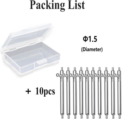 10pcs Quick release spring bars 14mm 16mm 18mm 20mm 22mm 24mm 1.5mm قطره دبابيس ساعة مراقبة من الفولاذ المقاوم للصدأ لحزام فرقة الساعة in Saudi Arabia