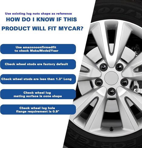 1/2-20 Lug Nuts 20pcs استبدال أسود لعام 1987-2018 Jeep Wrangler ، 2002-2012 Jeep Liberty ، 1993-2010 Jeep Grand Cherokee Wheel Wheel Lug Lug Conts in Kuwait
