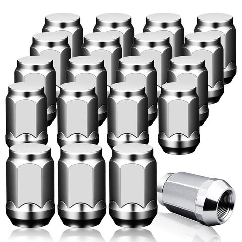 1/2-20 Lug Nuts 20pcs Black Replacement for 1987-2018 Jeep Wrangler, 2002-2012 Jeep Liberty, 1993-2010 Jeep Grand Cherokee Aftermarket Wheel Closed End Lug Nuts in Kuwait