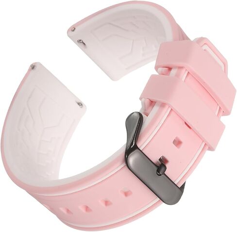 HARFINGTON Silicone Watch Bands Soft Quick Release Rubber Watch Bands with Black Tone Buckle for Men Women in Kuwait