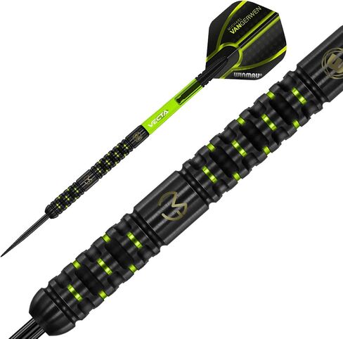 WINMAU Michael Van Gerwen MvG Adrenalin 24 Gram Tungsten Darts Set with Flights and Stems (Shafts) in Saudi Arabia