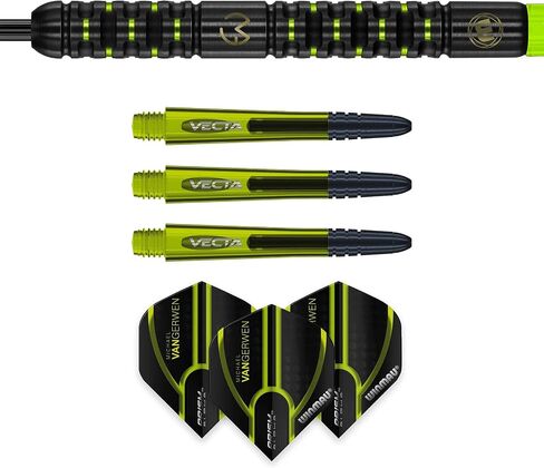 WINMAU Michael Van Gerwen MvG Adrenalin 24 Gram Tungsten Darts Set with Flights and Stems (Shafts) in Saudi Arabia
