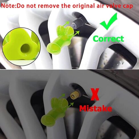 4 PCS Prank Tire Valve Stem Caps, Prank Valve Stem Caps Airtight Dust Proof Covers Anti-Rust Valve Stem Cover Wheel Tire Exterior Accessories for Cars, Bike, Trucks,Motor (Red) in Saudi Arabia
