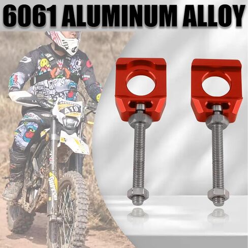 Surron 20mm Rear Axle Blocks,Chain Tensioner Adjuster for Electric Dirt Bike Sur Ron Ultra Bee-Red in Saudi Arabia