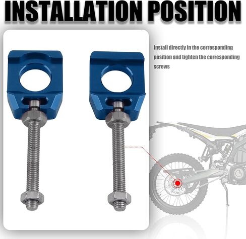 Surron 20mm Rear Axle Blocks,Chain Tensioner Adjuster for Electric Dirt Bike Sur Ron Ultra Bee-Red in Saudi Arabia