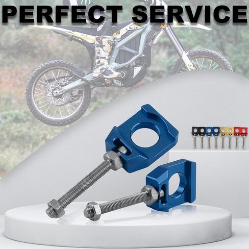 Surron 20mm Rear Axle Blocks,Chain Tensioner Adjuster for Electric Dirt Bike Sur Ron Ultra Bee-Red in Saudi Arabia